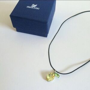 Swarovski Lemon Crystal Necklace